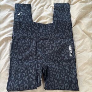 Gymshark Dark Gray Animal Print Leggings